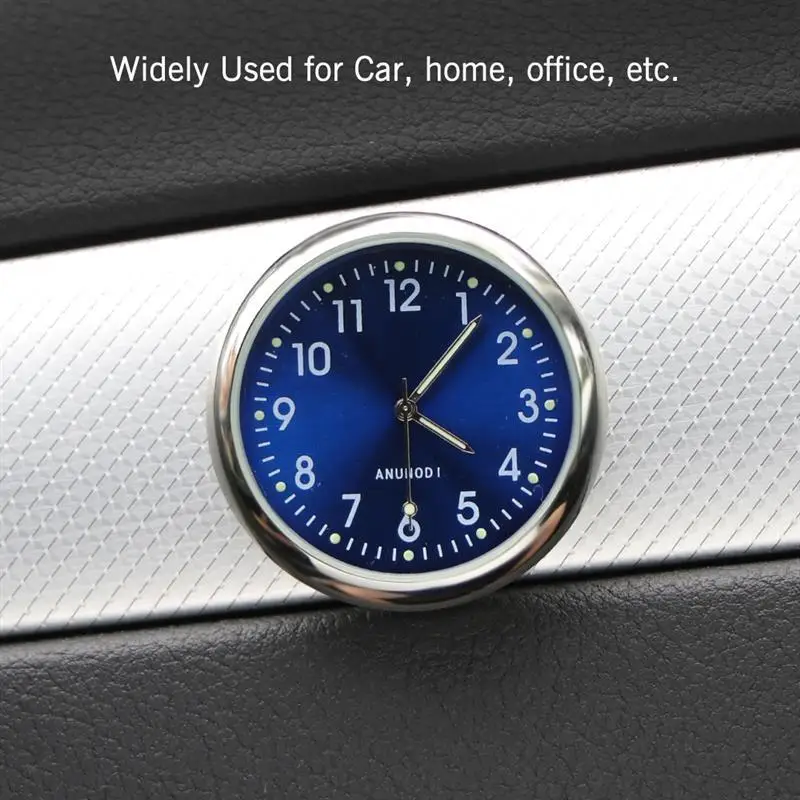 

2018 Car Decoration Glow Automotive Clock Auto Watch Automobiles Interior Decoration Stick-On Clock Accessories Christmas Gifts