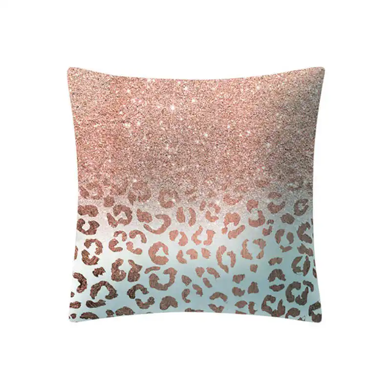 Rose Gold Pink Cushion Cover Square Pillowcase bed sofa Decoratio Art style pillow cover 4545 christmas home decor #3o11#f (7)