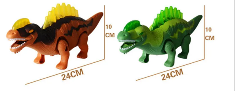 Электрические игрушки ходьба светящийся динозавр со звуком игрушки-динозавры для детей Мальчики Детские интерактивные игрушки