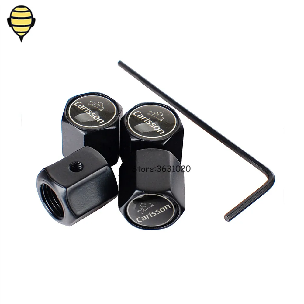 

Car Styling Auto Wheels Sticker Tire Valve Stem Caps for Carlsson logo for Mercedes Benz W124 W203 W204 W210 W211 W212 CLA GLK
