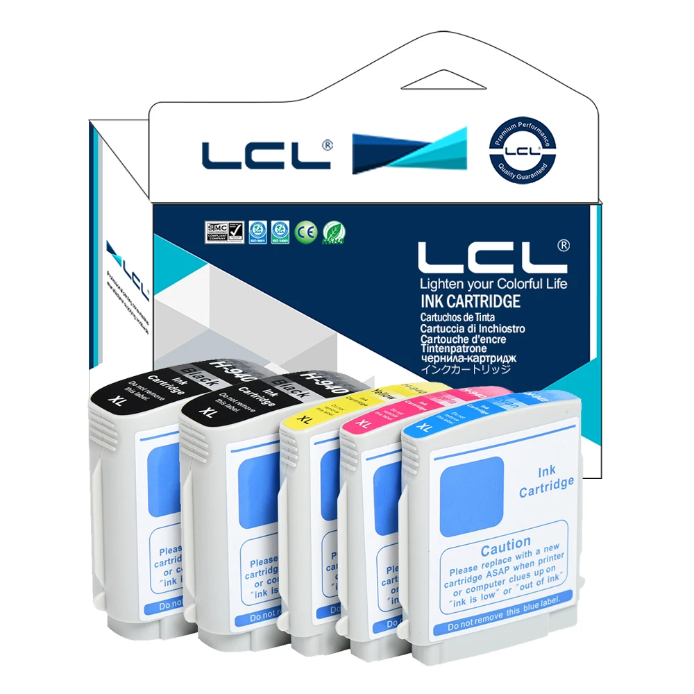 

Compatible for 940XL 940 XL 4906AN 4907AN 4908AN 4909AN (5-Pack) Ink Cartridge for HP Officejet Pro 8000-A809a/A811a/A809n/8000
