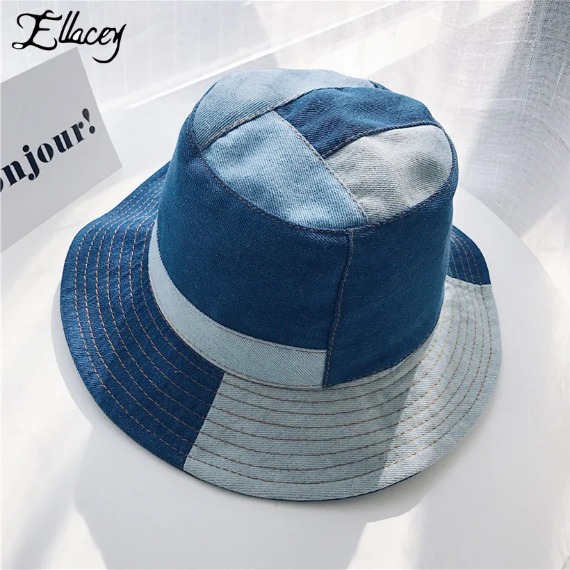 patchwork bucket hat
