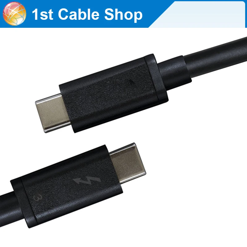 

Real Thunderbolt 3 cable USB-C to USB-C Thunderbolt 3 Cable, Compatible with Thunderbolt 3 and USB 3.1 Passive cable