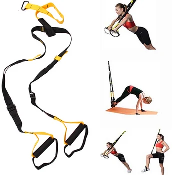 

Home Workout Resistance Band Strength Training Exerciser Hanging Training Strap Yoga Band FITNESS Cross Fit Suspension Trainer