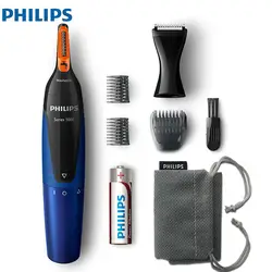 PHILIPS NT5175/16 Многофункциональный борода Styler Применение AA сухой Батарея для волос в носу станок для бритья с гребень