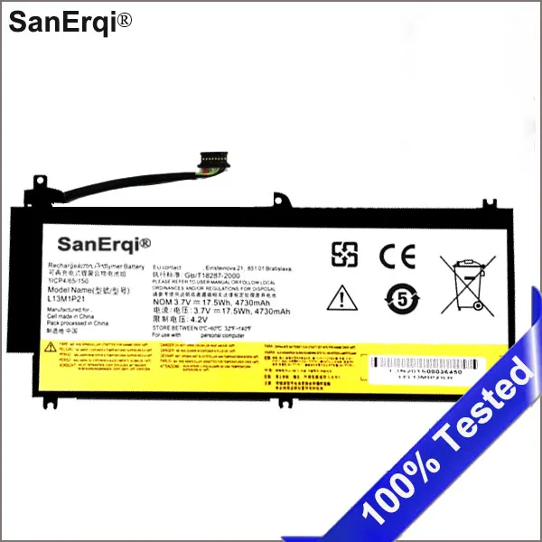 

L13M1P21 Tablet Battery for Lenovo Miix 2 8 Inch Tablet PC L13L1P21 3.7V 17.5WH 4730MAH Miix 2-8-inch 8" inch