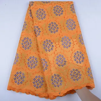

African Lace Embroidery African Dry Cotton Lace 2019 Swiss Voile In Switzerland French Laces Fabrics For Wedding Dress Y1551