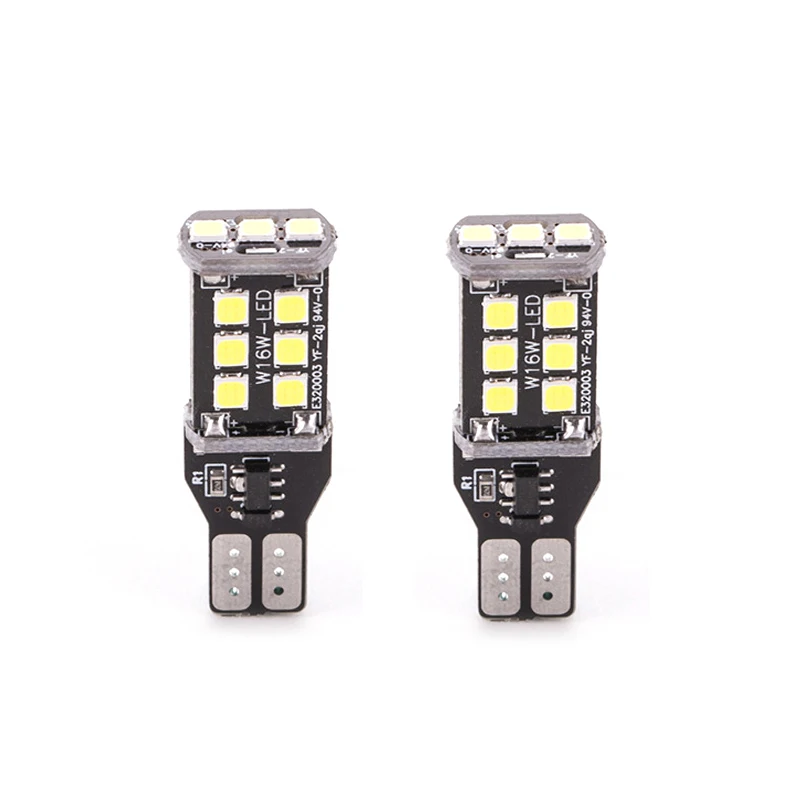 

Pair T10 T15 White LED Backup Reverse Light Bulbs No Hyper Flash fit for Chevy Colorado