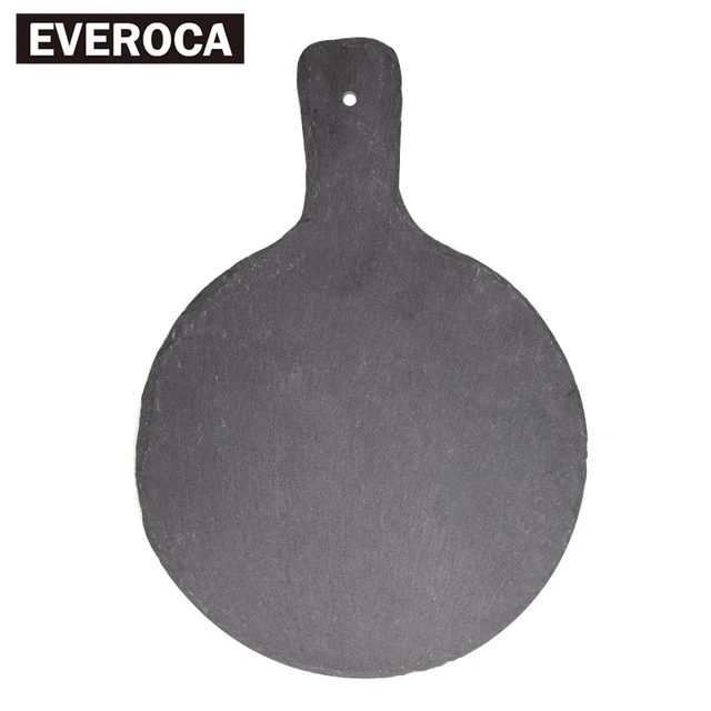 Slate Tray Baking Decoration Plate Sushi Board Handle Cheese Pizza Slate Tray Baking Decoration Plate Sushi Board Handle Cheese Pizza Pendant Retro