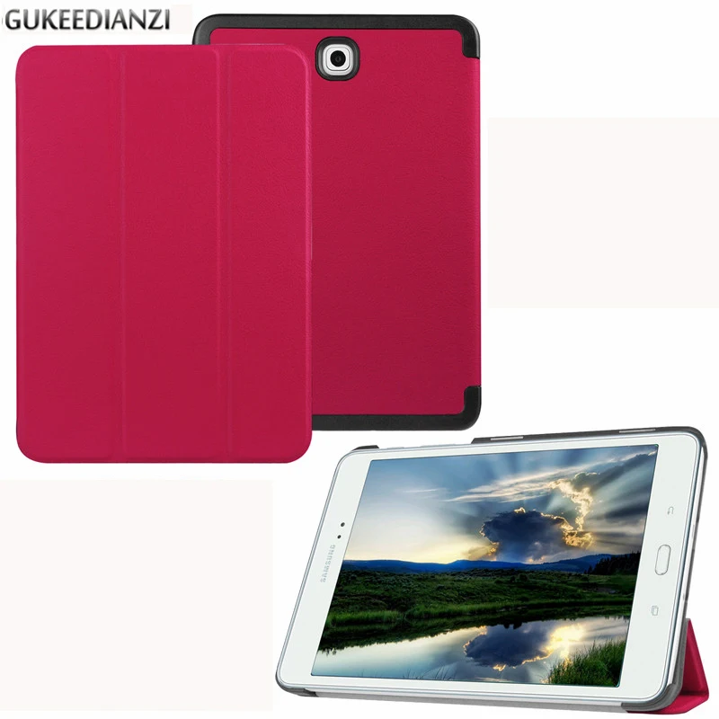 

GUKEEDIANZI Magnetic Smart Stand PU Cover Case For Samsung Galaxy Tab S2 8.0 T710 T715 T715C T713 T719 SM-T710 Tablet Case