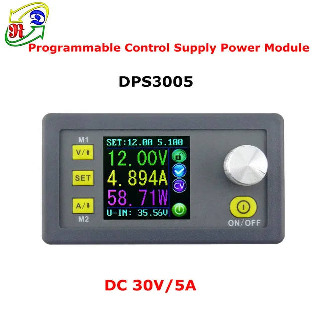 RD DPS3005 функция связи постоянное напряжение тока понижающий модуль питания Преобразователь напряжения ЖК-Вольтметр 30 в 5A - Цвет: DPS3005