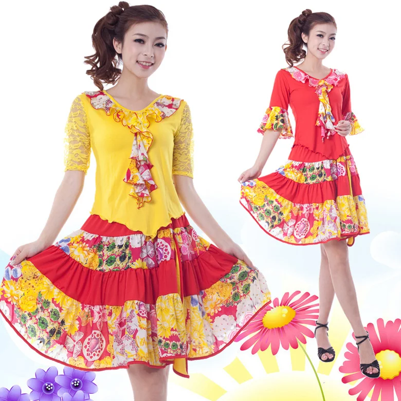 plus size latin dress