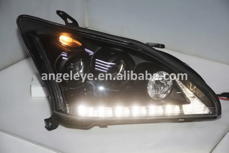 2004-2009 год для Lexus RX300 RX330 RX350 светодиодный головной фонарь черный корпус SN