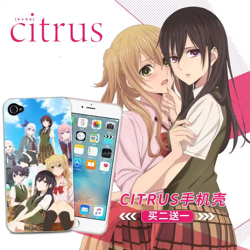 Anime Citrus Aihara Yuzu Aihara Mei Couple Two Side Pillowcase Pillow