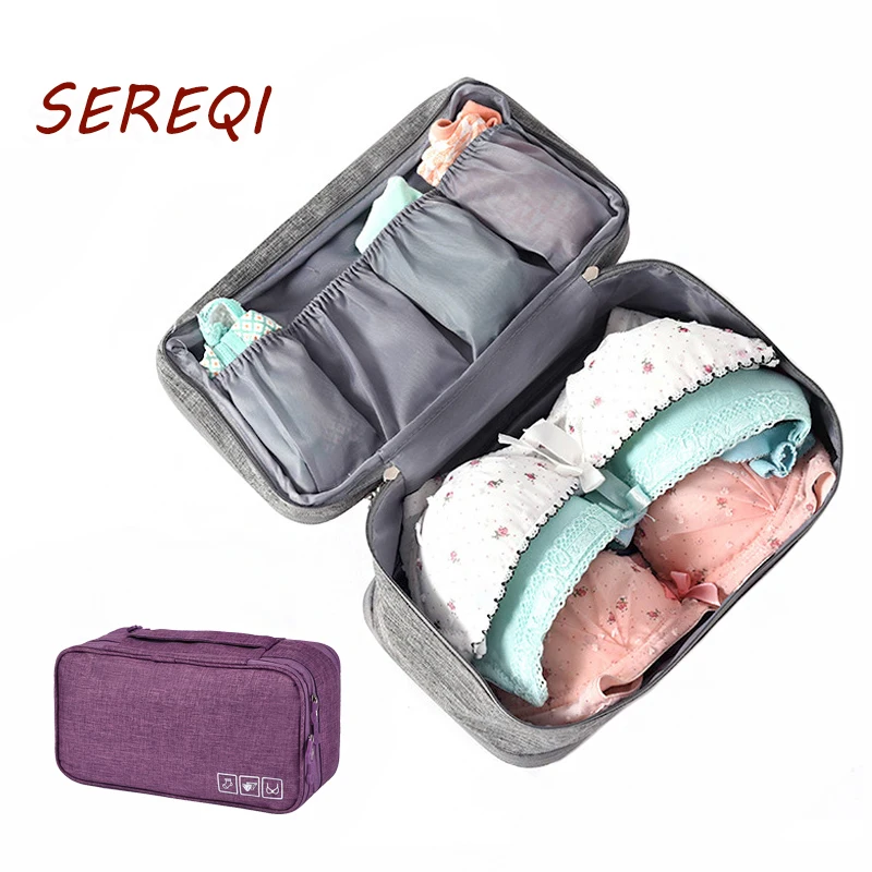 

Travel Bra/Underwear/Sock/ Lingerie Bag Multi-layer Divider dampproof Storage Portable Save Space Organizer Packing Accessories