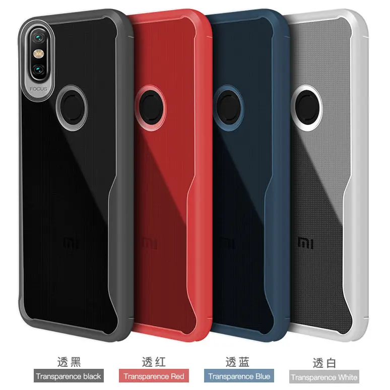

For Xiaomi Redmi Note 6 Pro Note 7 Tempered Glass Transparent Clear Cover Case for Xiaomi 5X 6X 8 Redmi 6A Soft Plastic TPU Case