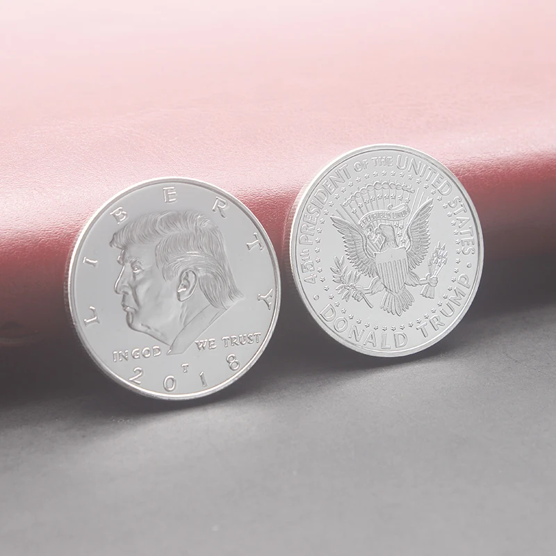 2018 silver trump coin