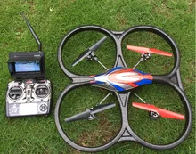 Быстрая доставка WLtoys V666 Мультикоптер Дрон wtih Камера HD 2mp FPV-системы реального времени Трансмиссия CF режим Дистанционное управление вертолетом