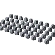 50 шт. серебряным покрытием 1 дюйм углу Куба, призмы, позолоченный 25.4 мм Трехгранные Ретрорефлектор