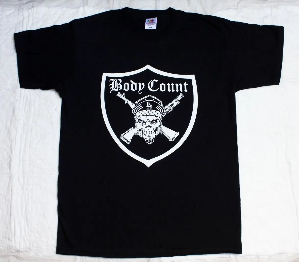 BODY COUNT SYNDICATE BLACK T SHIRT ICE T RAPCORE HEAVY METAL CYPRESS
