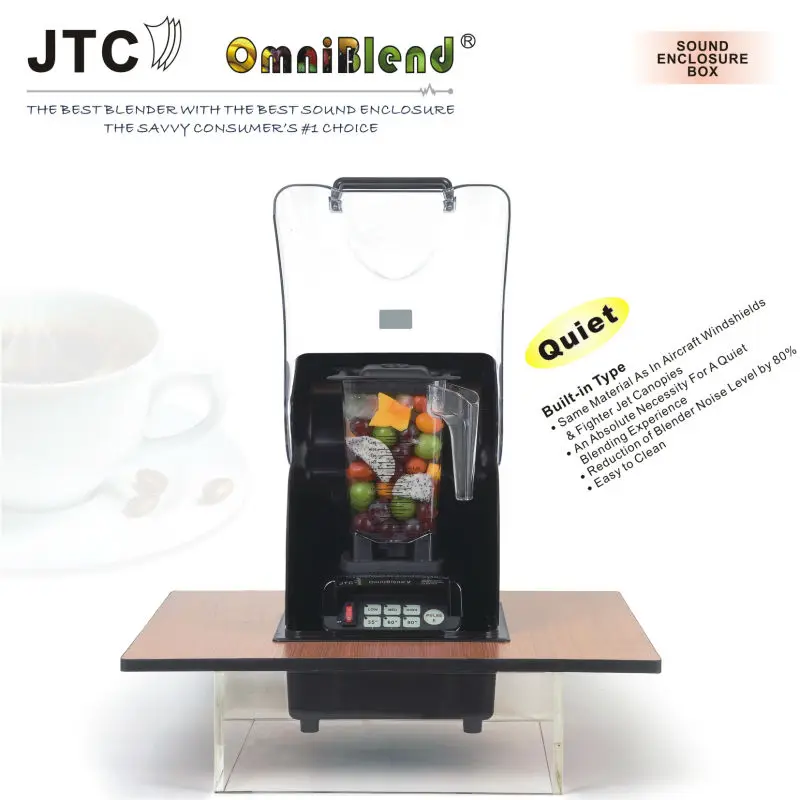 

FREE SHIPPING Best Commercial Blender+Best Sound enclosure box,Built in type, Model: TM-800AQ2,Black,No.1 quality