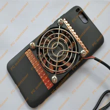 KOOLASON Diy мобильный телефон планшет ноутбук игра теплоотвод радиатор медный радиатор USB вентилятор чехол наборы