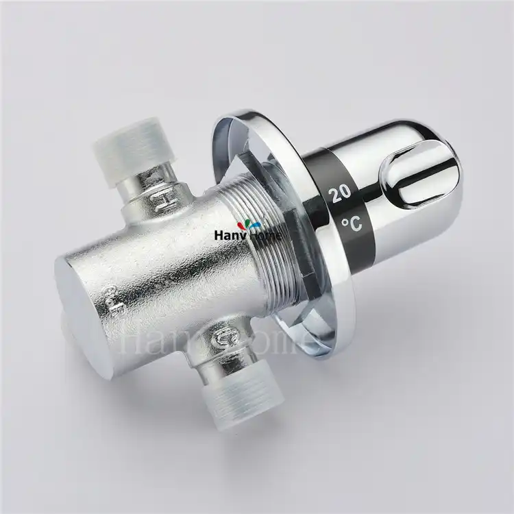 DN15(G1/2) Brass Thermostatic Mixing Valve, Solar water heater valve