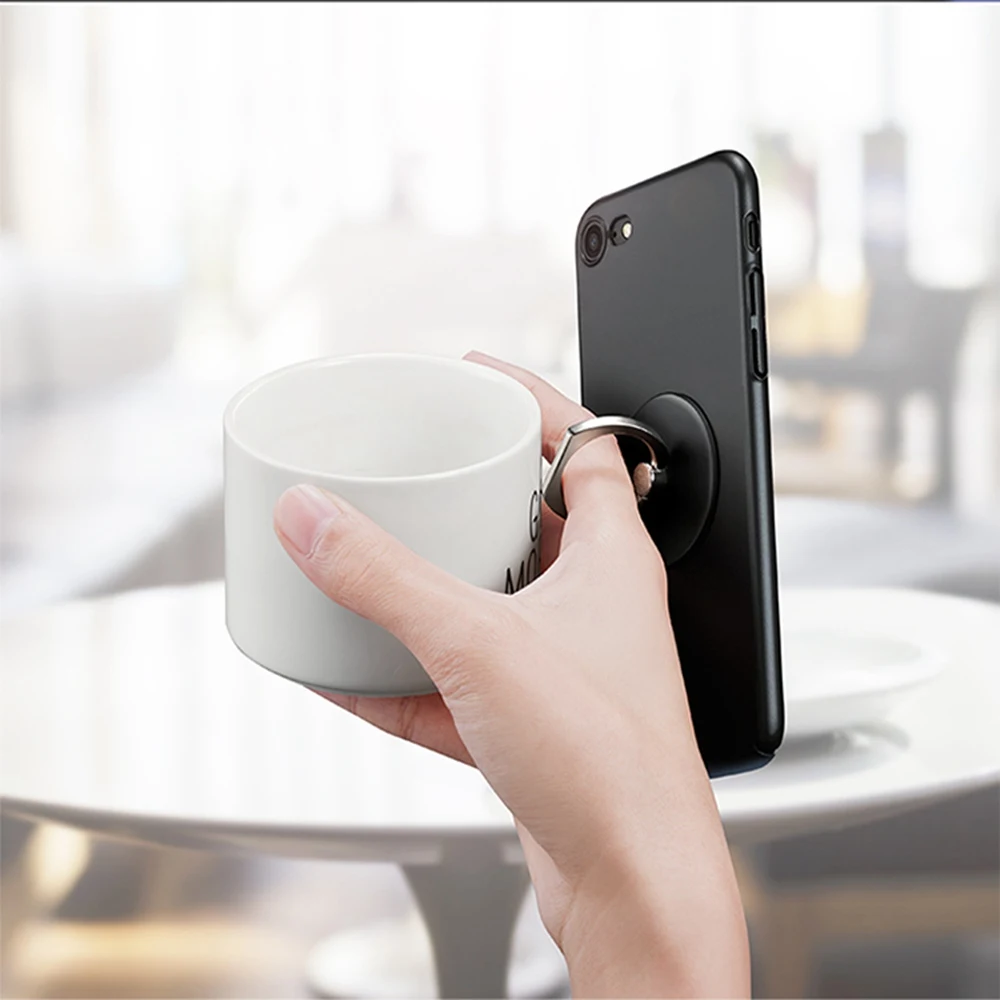 KISSCASE Finger Ring Holder For Samsung Galaxy S9 S8 360 Degree Rotation Desk Stand Holders For iPhone X 7 8 Plus Ring For Phone KISSCASE Finger Ring Holder For Samsung Galaxy S9 S8 360 Degree Rotation Desk Stand Holders For iPhone X 7 8 Plus Ring For Phone