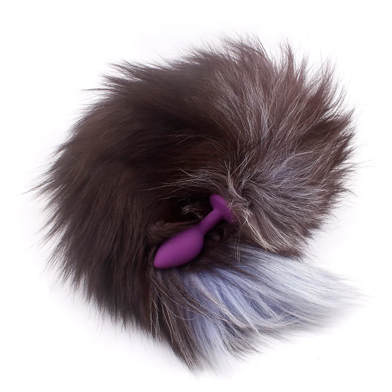 

Fanala Real Fox Tail Sex Toy Anal Insert Stopper Metal Silicone Anal Plug Adult Butt Plug Erotic Toys For Couple Drop Shipping