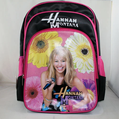 Envío gratis hannah montana hombros del bolso de escuela del morral b0258|bag drawstringbags page -