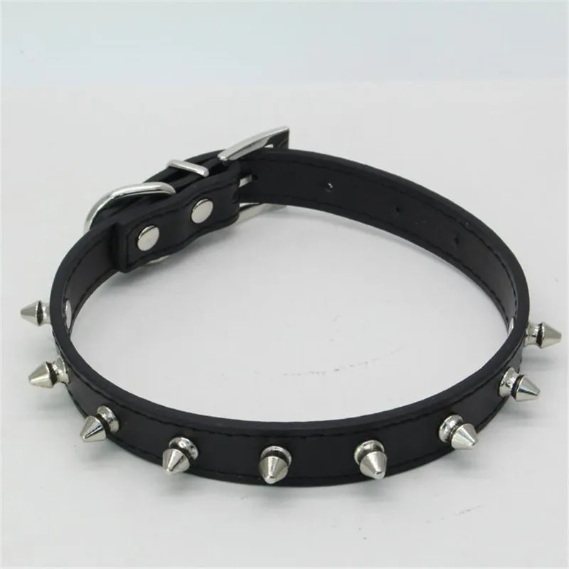 Cats Collars Dogs Spiked Rivet Animals Supplies For Pets Product Cat Collar Necklace Accessories Personalized guinzaglio gatto Cats Collars Dogs Spiked Rivet Animals Supplies For Pets Product Cat Collar Necklace Accessories Personalized guinzaglio gatto