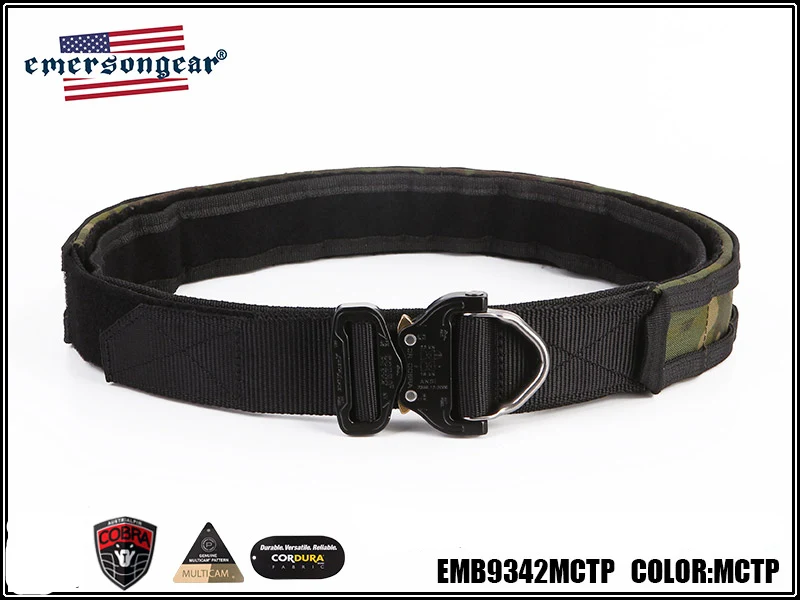 Details about   Emerson Tactical Rigger Duty Belt 1.75" EDC Belt Waistband D-Ring Buckle Nylon 