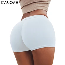 CALOFE женские Пуш-ап для бега Гимнастические Колготки сексуальные шорты для йоги с узором сердца дышащие тонкие фитнес, тренировки, Спорт Короткие