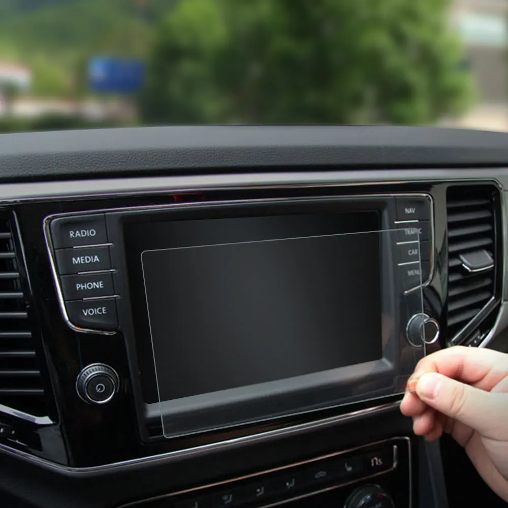 

Car GPS Navigation Screen Steel Protective Film For Volkswagen VW Tiguan MK2 2017 2018 2016 LCD Control Tempered Glass Protector