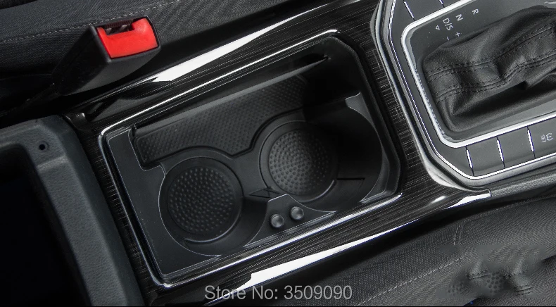 Для VW спортивный фургон Golf держатель стакана воды панель Крышка отделка рамка матовая