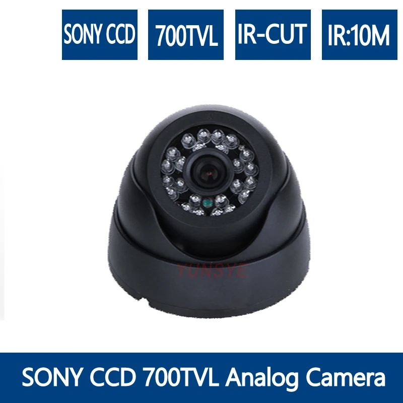 

security camera with Slot Video Record Analog Indoor Dome Camera SONY CCD 700TVL/1200TVL CAMERA simulation