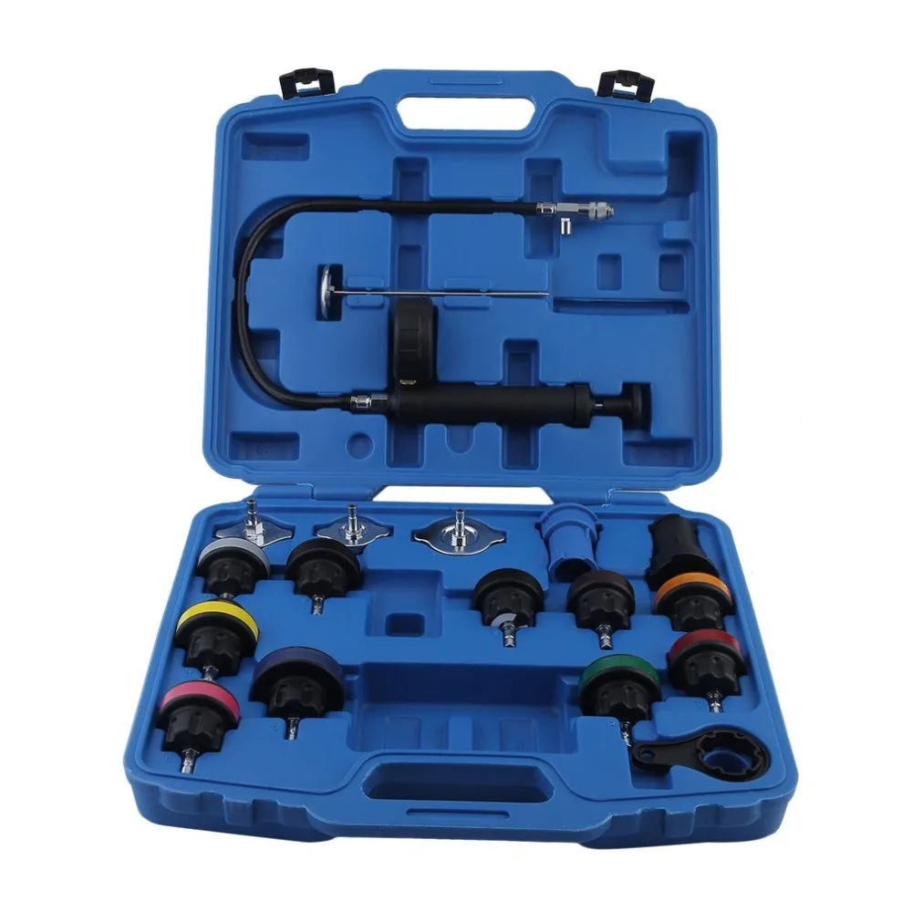 

Car Cooling System Test Set Universal Radiator Pressure Tester Kit Automotive Water Tank Leak Detector Car Diagnostic Tool