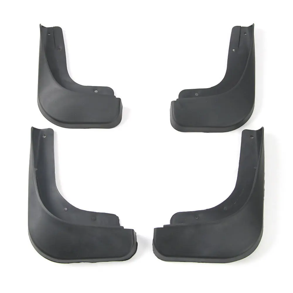 Black Mud Flaps Splash Fender Guards Quality 4PCS For Jeep Compass 2011-2016