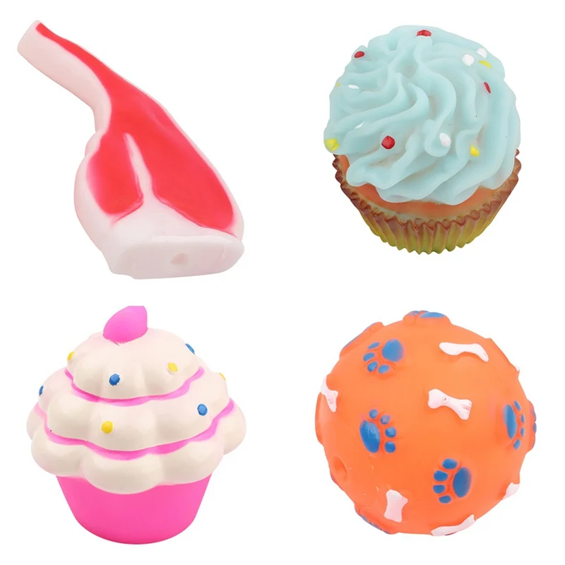 Pet Dogs Squeaky Chew Toys For Cleaning Teeth Cute Safe And Non toxic