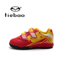 Tiebao Professional Children TF Turf Football Boots Teenagers National Flag Training Soccer Shoes Boy Sneakers Zapatos de futbol