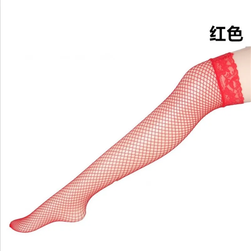 Sexy lingerie with socks long high school tube mesh adult stereo lace fish scales sexy stocks fishnet socks