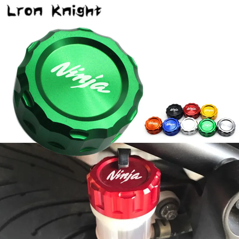 

For Kawasaki NINJA H2R NINJA 250SL ABS NINJA 300 ABS NINJA300 NINJA250 Motorcycle CNC Aluminum Rear Brake Reservoir Cover Caps