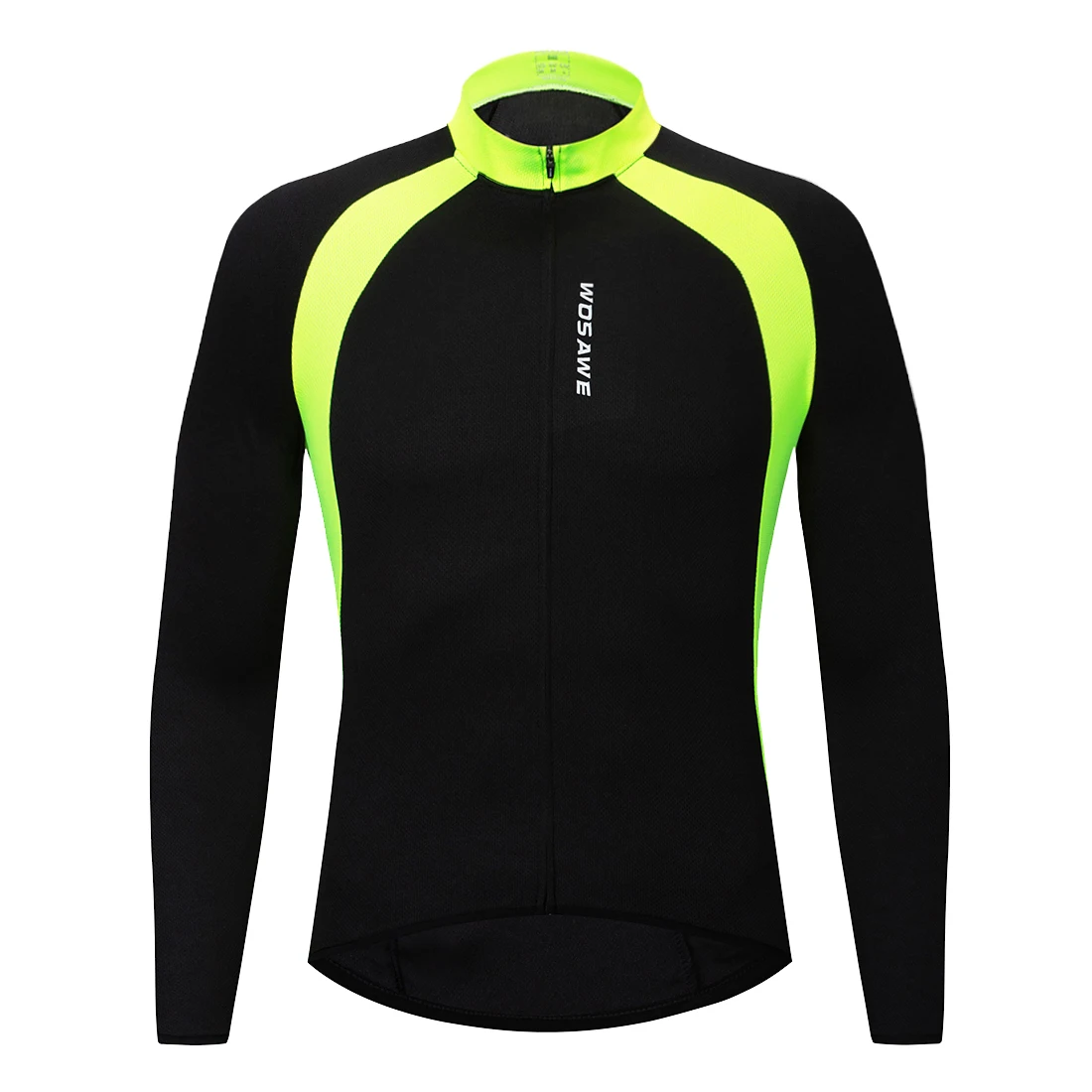 WOSAWE Long Sleeve Mens Cycling Jersey High Visibility Color Breathable Bike Shirts Tight Slim Bicycle Maillot MTB Jersey S-2XL WOSAWE Long Sleeve Mens Cycling Jersey High Visibility Color Breathable Bike Shirts Tight Slim Bicycle Maillot MTB Jersey S-2XL