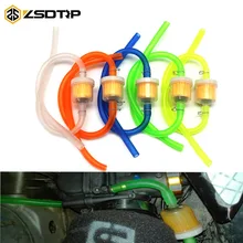 Zsdtrp 1 pçs gasolina óleo filtro de combustível & mangueira combustível tubo & linha braçadeira conjunto para sujeira pit bike motocicleta scooter atv universal