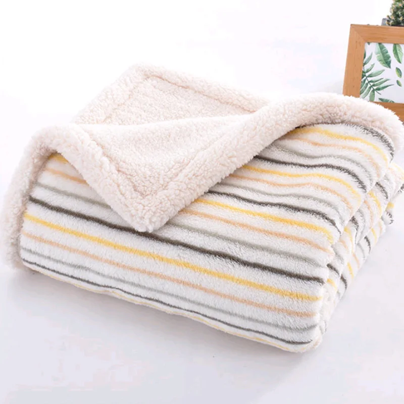 Baby-Blankets-Newborn-Thicken-Cotton-Fleece-Blanket-Double-Layer-Infant-Swaddle-Wrap-Warm-Soft-Baby-Bedding
