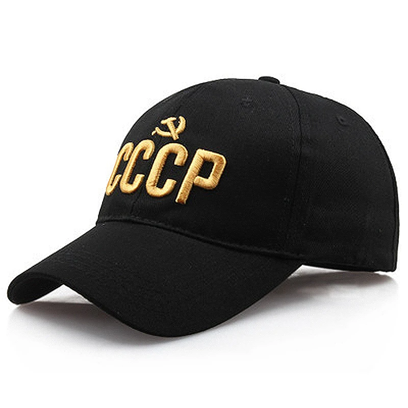 

unisex CCCP USSR Russische cap Hot Koop Stijl Baseball Cap women men cottonsnapback hat 3D embroidery hip hop caps wholesale