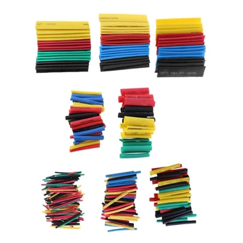 

328pcs 2:1 Polyolefin Heat Shrink Tube Wrap Wire Cable Insulated Sleeving Tubing