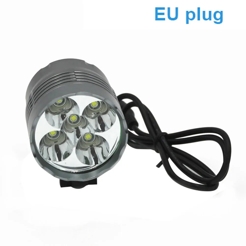 

Rubber Gasket US Plug/ EU Plug Optional Bicycle Light Headlight LED Bike Light Lamp Headlamp + 8.4V Charger + Battery Pack~