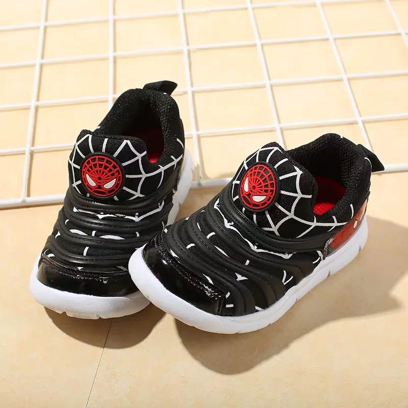 الربيع الخريف الفتيان رياضية الاطفال تزلج أحذية الأطفال عارضة كاتربيلر حذاء طفل سبايدرمان الكابتن 1 إلى 12 سنوات