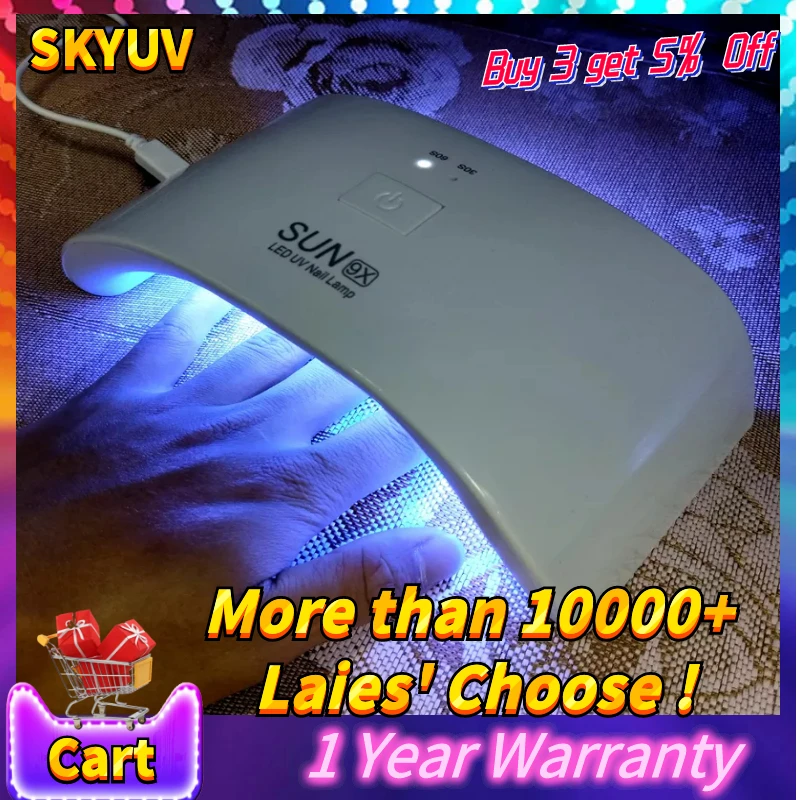 

New Nail Lamp Smart Auto Sensing 24W USB LED UV Nail Gel Curing Lamp Light Lighting Nail Gel Polish Dryer Nail Art Machine